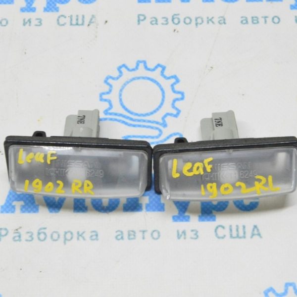 Подсветка номера двери багажника левая Nissan Leaf 18- 26510-8991B