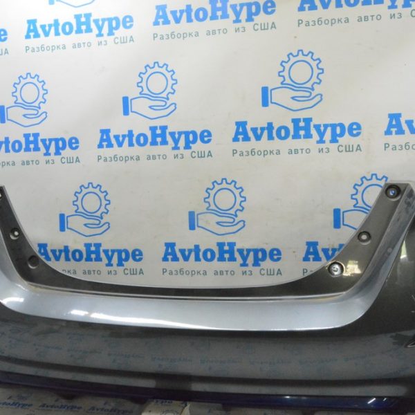 Бампер задний голый Nissan Leaf 18-22 (02) графит, тычки 85022-5SA0H