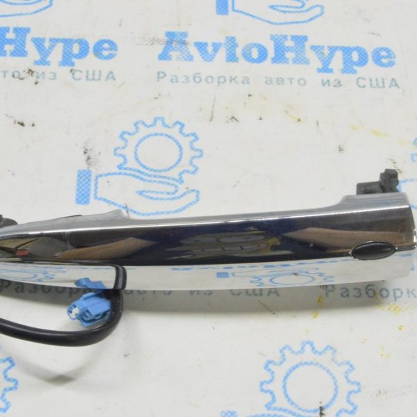 Ручка двери внешняя передняя левая Nissan Leaf 18-24 хром keyless (02) царапина 806409RB0A