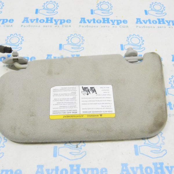 Козырек левый Nissan Leaf 18- серый с подсветкой без крючкка (02) под чистку, слом крепление 96401-5SA0E