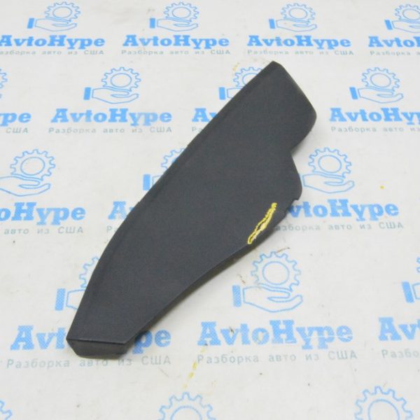 Накладка передней панели боковая левая Nissan Leaf 18- черная (02) трещина, сломано крепление 68499-5SA0B