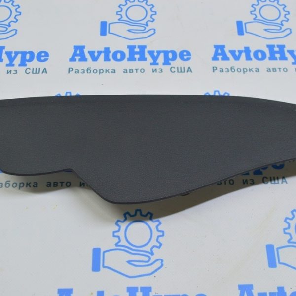 Накладка передней панели боковая правая Nissan Leaf 18- черная 68498-3NF0B