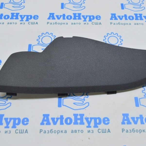 Накладка передней панели боковая левая Nissan Leaf 18- черная 68499-5SA0B