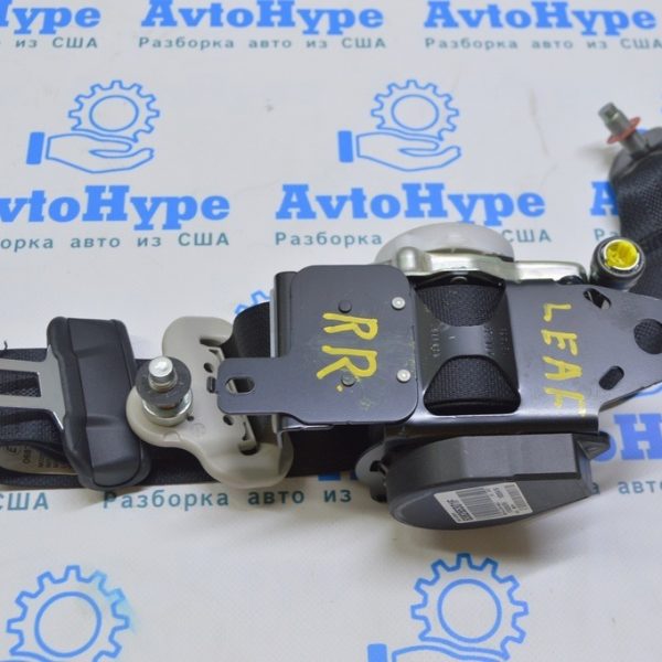 Ремень безопасности задний правый Nissan Leaf 18-20 черный с пиропатроном (01) 88844-4NP8B