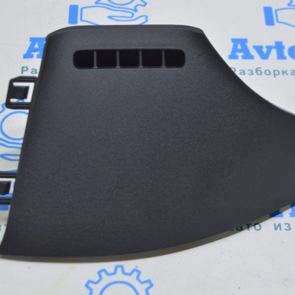 Накладка передней панели верхняя правая Nissan Leaf 18- черная с воздуховодом 68134-3NF0B