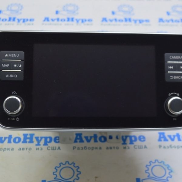 Магнитофон, радио, проигрыватель Nissan Leaf 18-22 с навигацией,русифицирована (01) 259155SN0C