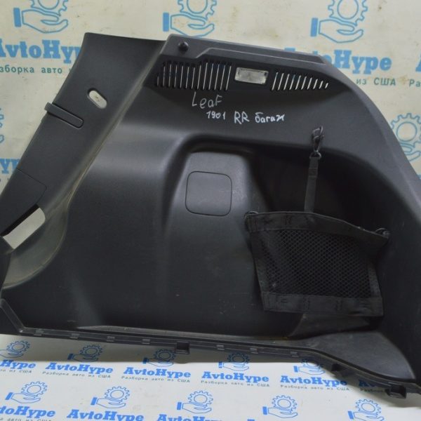 Обшивка арки правая Nissan Leaf 18-19 черная 84950-5SA0B