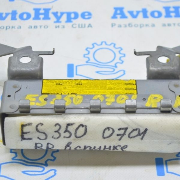 Подушка безопасности airbag задняя боковая правая Lexus ES350 07-12 черная, с накладкой 73930-33010-C0