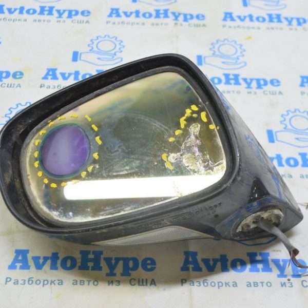Зеркало боковое левое Lexus ES350 07-09 (01) разбито стекло, без основания, трещина 87906-33150-D0