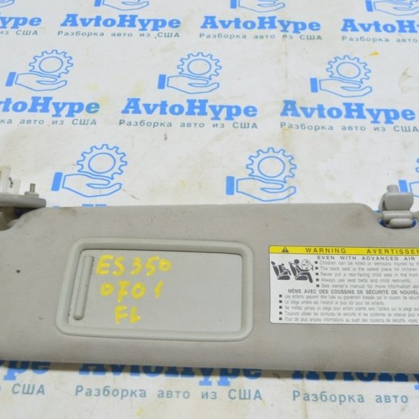 Козырек левый Lexus ES350 07-12 серый, без крючка 74320-33A40-b0