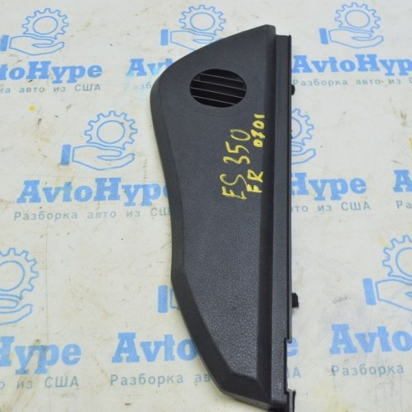 Накладка передней панели боковая правая Lexus ES350 07-12 черная 55317-33040-C0