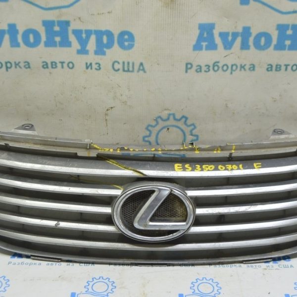 Решетка радиатора grill Lexus ES350 07-09 (01) треснута, нет фрагмента 53111-33260