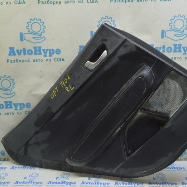 Обшивка двери (карточка) зад лев Kia Optima 16- черн (01) потёрта 83307-D5050BF9