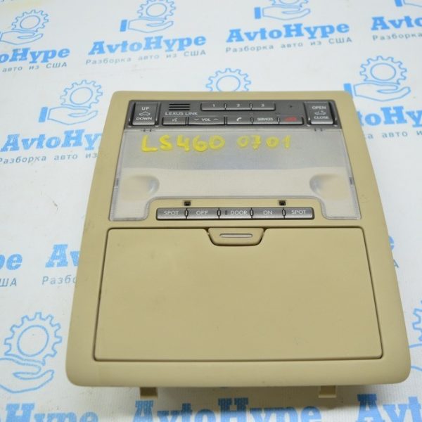 Плафон освещения перед Lexus LS460 LS600h 07-12 беж под люк 89755-0w110 1d111-049g