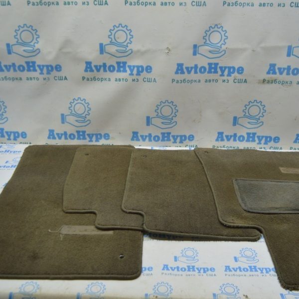 Комплект ковриков салонных 4шт беж Lexus LS460 LS600h 07-12 (01)