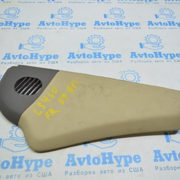 Накладка торпеды боковая правая Lexus LS460 LS600h 07-12 беж 55317-50050-E0