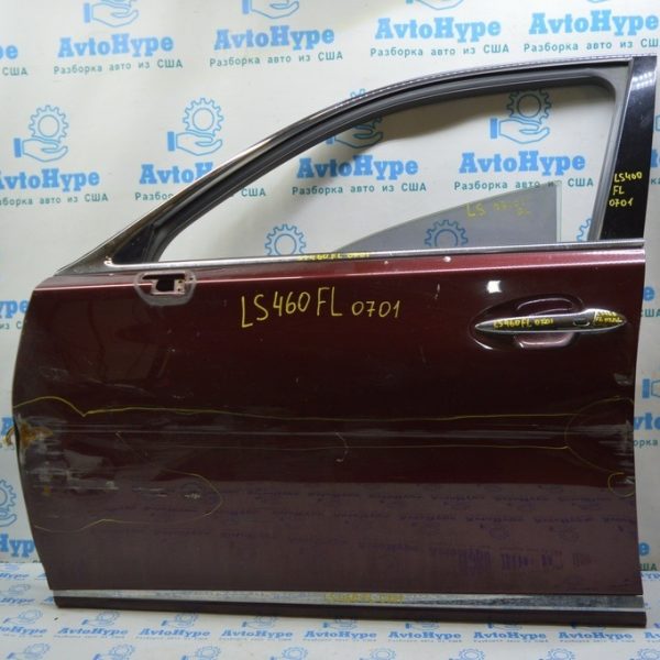 Молдинг двери верхний перед лев Lexus LS460 LS600h 07-12 75702-50040