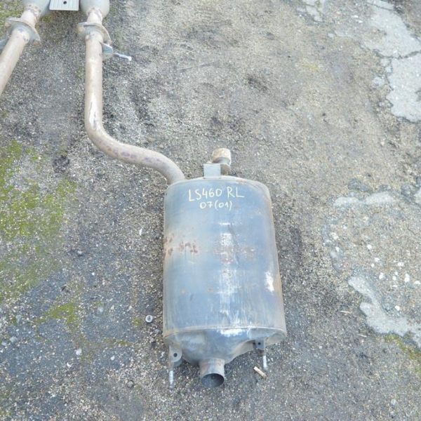 Глушитель задняя часть с бочкой лев Lexus LS460 LS600h 07-12 (01) ржавчина немного 1743038560