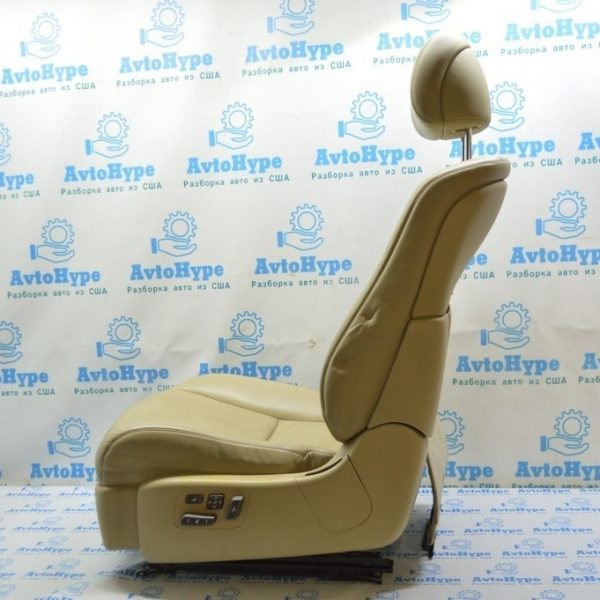 Водительское сидение Lexus LS460 LS600h 07-12 беж кожа (01) идеал с AIRBAG 7107250551C2