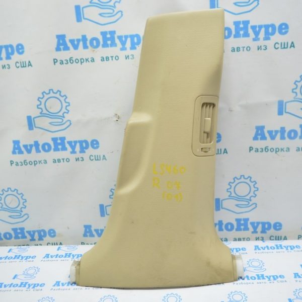 Накладка центральной стойки нижняя правая Lexus LS460 LS600h 07-12 беж (01) царапина 62413-50170-B0