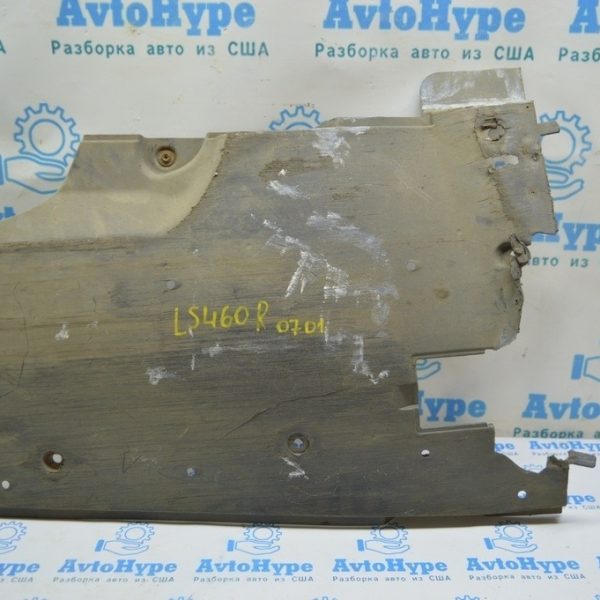 Защита днища правая задняя Lexus LS460 07-12 (01) деф.порвана 57627-50020