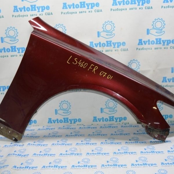 Крыло переднее правое Lexus LS460 LS600h 07-12 красный цвет (01) 53801-50170