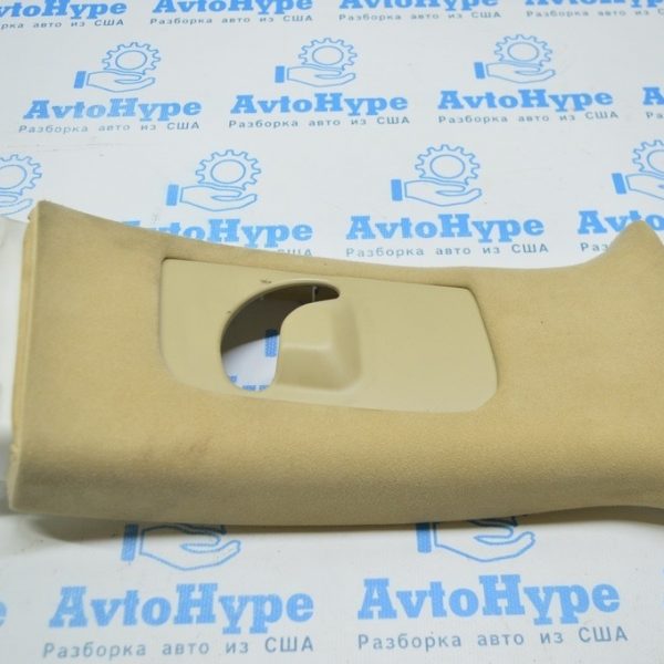 Накладка центральной стойки верхняя (ремень) правая Lexus LS460 LS600h 07-12 беж алькантара 73135-50070