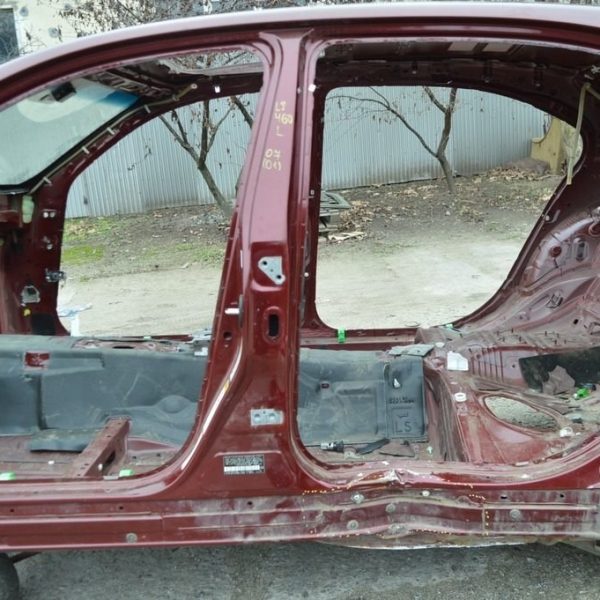 Стойка кузовная центральная левая Lexus LS460 LS600h 07-12 (01) бордовый цвет с порогом 61312-50050