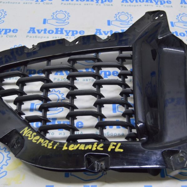 Решетка переднего бампера левая Maserati Levante 16- Sport (01) черная, реализ Вадим 670123050