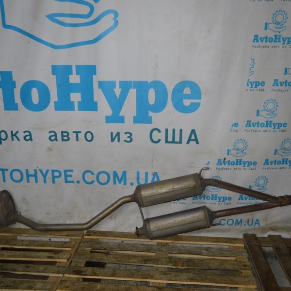 Глушитель задняя часть с бочкой правая Acura MDX 07-09 (01) ржавая 18307-STX-A02