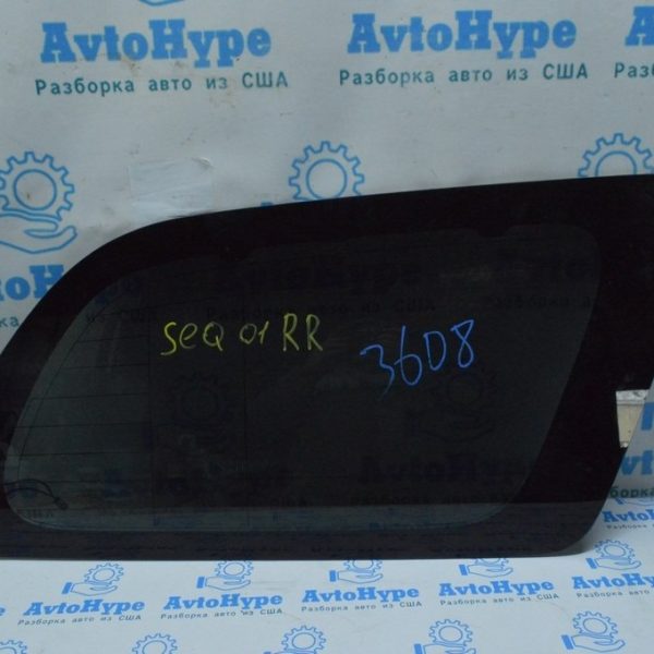 Форточка (глухое стекло) задняя правая Toyota Sequoia 2008-2022 (01) 627100c060