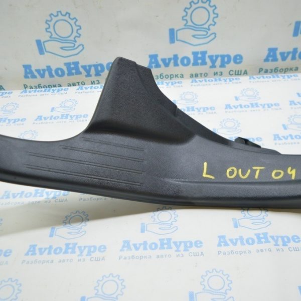 Накладка порога зад лев Subaru Outback 15-19 черн 94061AL03AVH