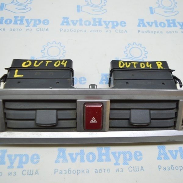 Дефлектор воздуховода торпеды центр Subaru Outback 15-19 черный 66110AL00A