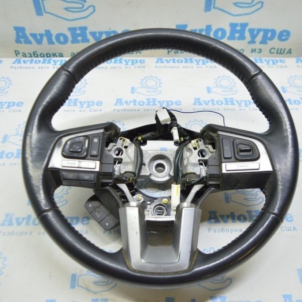 Руль (голый) Subaru Outback 15-17 кожа (04) 34312AL03AVH