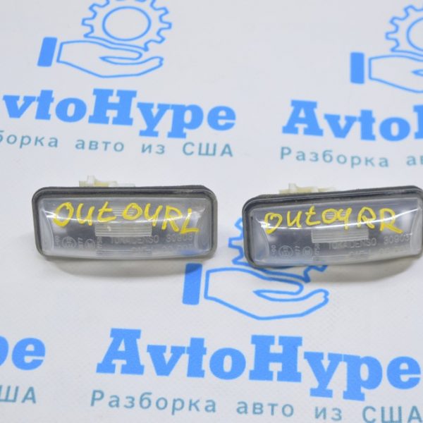 Подсветка номера лев Subaru Outback 15-19 84912FG110