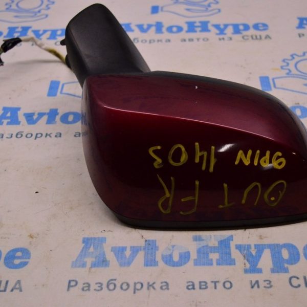 Зеркало боковое правое Subaru Outback 15-19 (03) 9 пинов, подогрев ,бордовое 91036AL21B