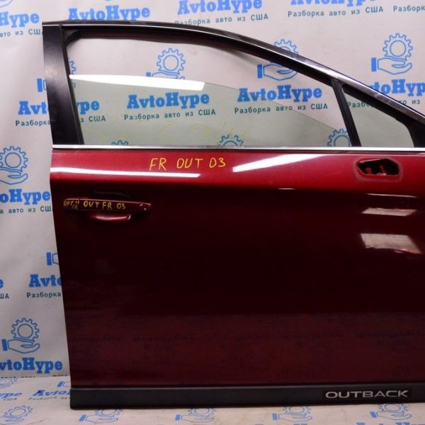 Дверь голая перед прав Subaru Outback 15-19 (03) бордовый цвет 60009AL02A9P