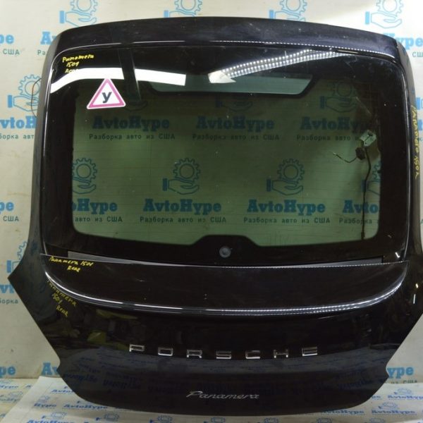 Дверь багажника голая Porsche Panamera 14-16 под кнопку, черный 041 (01) в цвет 970-512-011-09-GRV