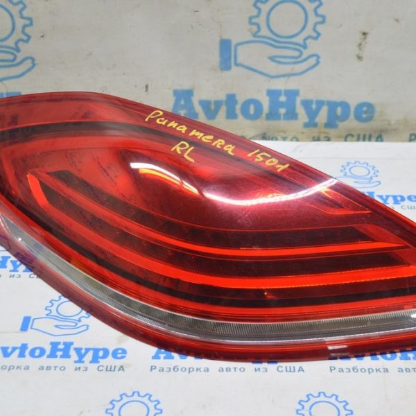 Фонарь внешний (крыло) левый Porsche Panamera 14-16 (01) светлый рест 97063143103