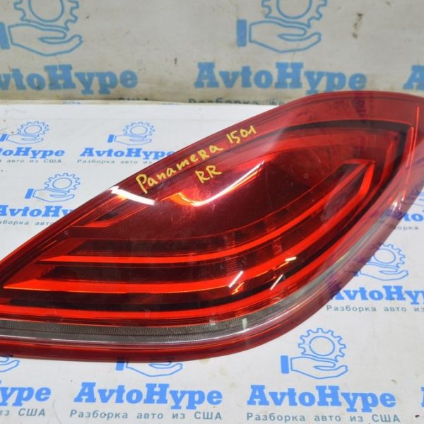 Фонарь внешний (крыло) правый Porsche Panamera 14-16 (01) светлый рест 97063143203