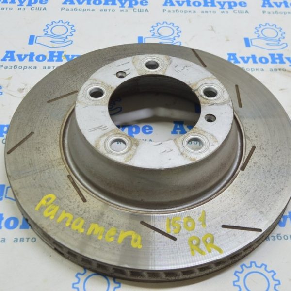 Диск тормозной зад прав Porsche Panamera 10-16 (01) вентилируемый идеал 298615602A