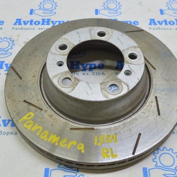 Диск тормозной зад лев Porsche Panamera 10-16 (01) вентилируемый bидеал 298615601A