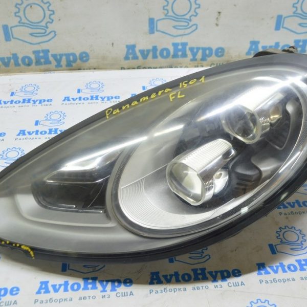 Фара передняя левая Porsche Panamera 14-16 LED (01) стекло под замену 97063107154 97063117154