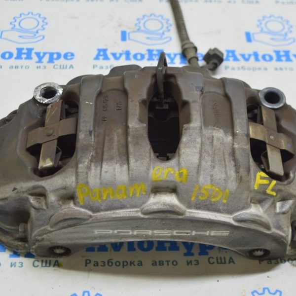 Суппорт перед лев Porsche Panamera 10-16 (01) надпил 6поршней 7PP615149AC