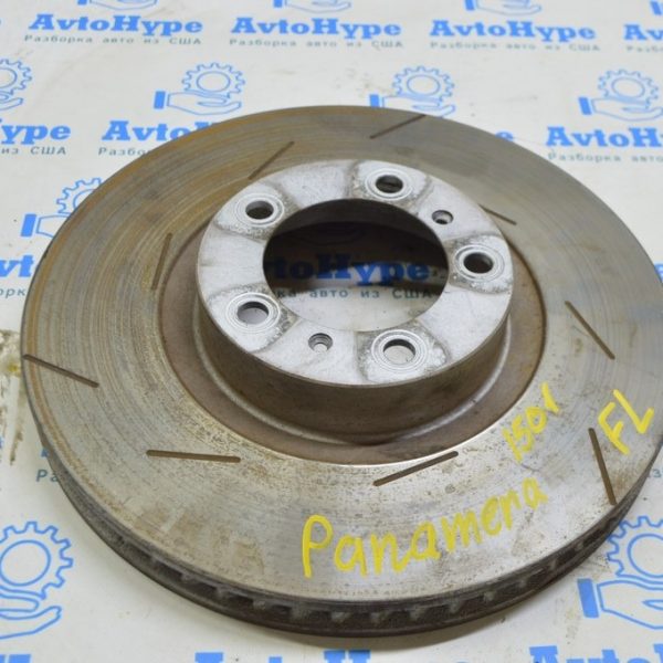 Диск тормозной перед лев Porsche Panamera 10-16 (01) вентилируемый 298615301B