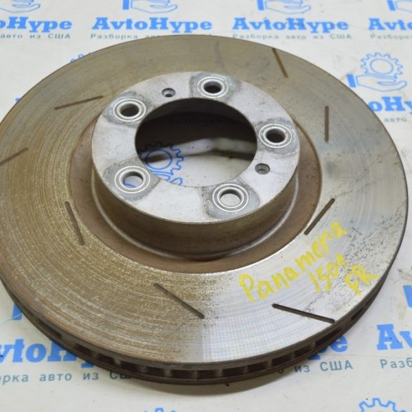 Диск тормозной перед прав Porsche Panamera 10-16 (01) вентилируемый 298615302B