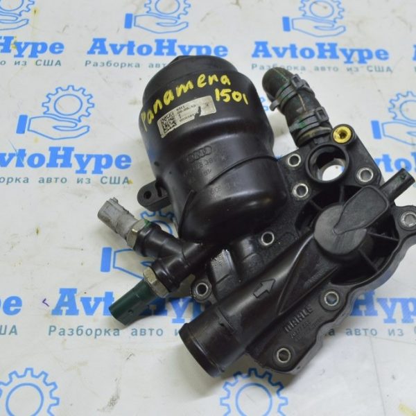 Корпус маслянного фильтра с термостатом Porsche Panamera 10-16 3.0d 95810701032