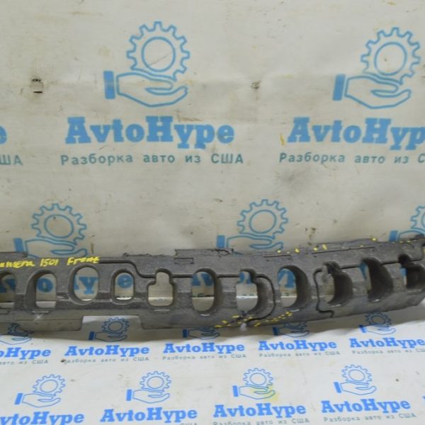 Абсорбер переднего бампера Porsche Panamera 10-16 (01) порван, отсутствует часть 97050577902