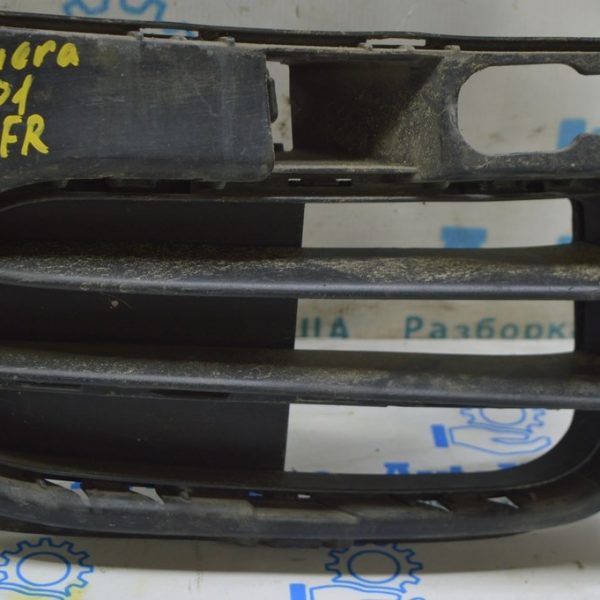 Решетка переднего бампера правая Porsche Panamera 10-16 черная 970505556021E0