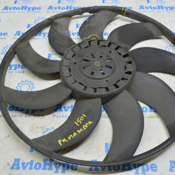 Крыльчатка вентилятора охлаждения Porsche Panamera 10-16 (01) лопнувшая